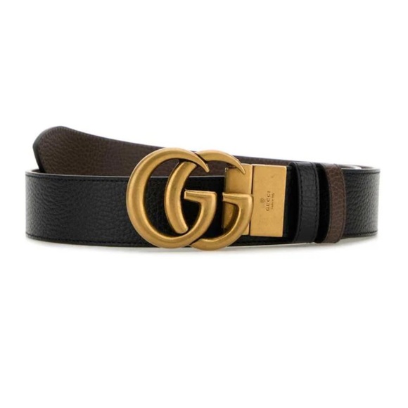 Gucci Reversible Double G Leather Belt 105 - Picture 1 of 16